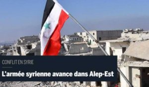 L'armée syrienne continue d'avancer dans Alep-Est