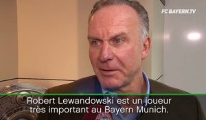 Bayern - Rummenigge: "Lewandowski, un des meilleurs attaquants du monde"