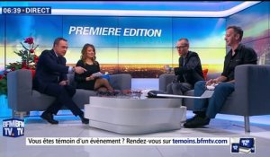 Les drones Star Wars en démonstration sur le plateau de BFMTV