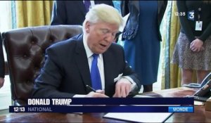 États-Unis : Donald Trump signe ses premiers décrets