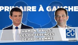 Hamon / Valls: Les différences de programme