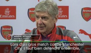 17e j. - Wenger: "Rester concentrés sur la défense"