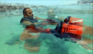 Démo de Flyboard à Dubaï : marchez au-dessus de l'eau !