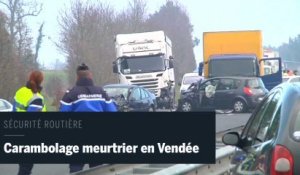 Au moins cinq morts lors d'un carambolage monstre en Vendée