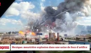Mexique: meurtrière explosion dans une usine de feux d'artifice