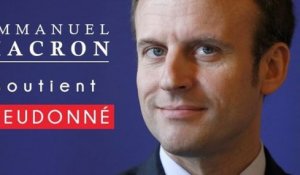 Emmanuel Macron soutient Dieudonné ! La parodie déjantée de l’humoriste fait le buzz