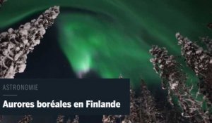Envoûtantes aurores boréales au-dessus de la Finlande