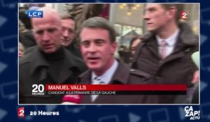 Manuel Valls enfariné : "c'était sans gluten" précise-t-il