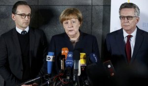 "Notre démocratie est plus forte que le terrorisme" (Merkel)