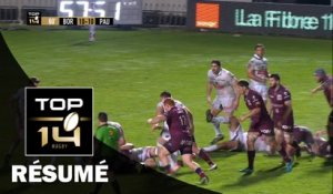 TOP 14 - Résumé Bordeaux-Bègles-Pau: 16-18 - J14 - Saison 2016/2017