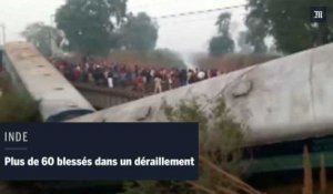 Inde : plus de 60 blessés dans le déraillement d'un train