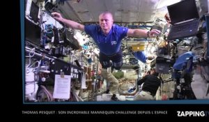 Thomas Pesquet : Son incroyable mannequin challenge depuis l’espace ! (Vidéo)
