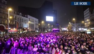 Réveillon et feu d'artifice du Nouvel An 2017 à Bruxelles