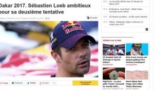 Sébastien Loeb inquiet pour le Dakar