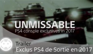 Trailer - Les Exclusivités Majeures sur PS4 en 2017