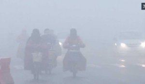 La Chine débute l'année 2017 sous un épais brouillard toxique