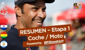 Resumen de la Etapa 1 - Coche/Moto - Dakar 2017