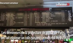 Explosion d'un colis suspect à la gare Montparnasse