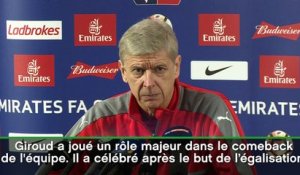 Arsenal - Wenger comprend Giroud