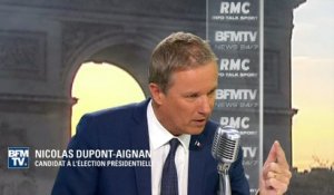 Nicolas Dupont-Aignan: "Les Français ne sont pas cons"