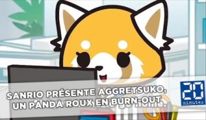 Sanrio présente Aggretsuko, un jeune panda roux en   burn-out