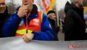 Manifestation contre la fermeture de la centrale nucléaire de Fessenheim