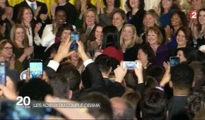 Michelle Obama fait ses adieux à la Maison Blanche dans un discours poignant - Regardez