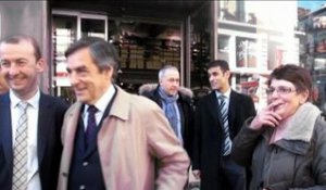 Francois Fillon a Grenoble pour soutenir son "vieil ami Matthieu...