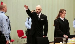 Norvège: Breivik exécute un nouveau salut nazi au milieu du tribunal