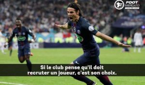 Cavani envoie un message à l'attaquant recherché par le PSG