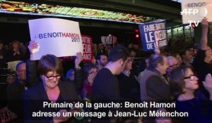 A Marseille, Hamon adresse un message à Mélenchon