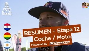 Resumen de la Etapa 12 - Coche/Moto - (Río Cuarto / Buenos Aires) - Dakar 2017