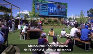 Tennis: Lancement de l'Open d'Australie à Melbourne