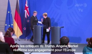 Merkel: les Européens ont leur destin "en main"