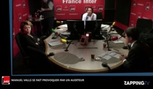 Manuel Valls giflé se fait violemment provoquer par un auditeur sur France Inter (Vidéo)