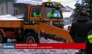 Avalanche en Italie : de nombreux morts dans un hôtel