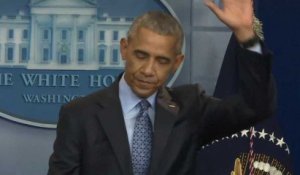 Obama à sa dernière conférence de presse : "Au fond de moi,  je pense que ça va aller"