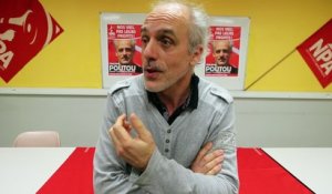 Philippe Poutou, NPA, lance un appel aux parrainages