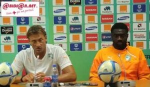CAN 2015: Hervé Renard et Kolo T en conférence avant le match contre le Cameroun