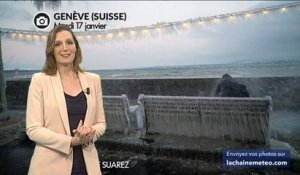 Tempête de glace sur les lacs suisses