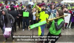 Manifestations à Washington en marge de l'investiture