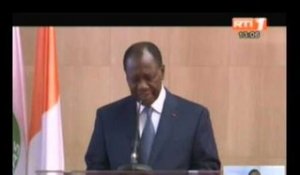 Retour du Maroc: déclaration du président Alassane Ouattara à son arrivée en Côte d` Ivoire
