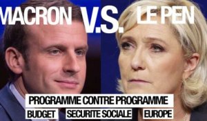 Macron v.s. Le Pen : sécurité sociale, programme contre programme