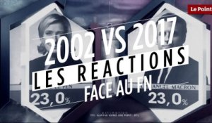 La comparaison des réactions face au FN en 2002 et 2017