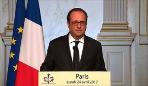 Hollande annonce qu'il votera pour Macron