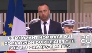 L'émouvant discours du compagnon de Xavier Jugelé, policier tué sur les Champs-Elysées