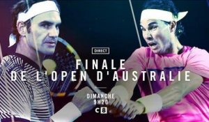 Finale Open d'Australie Federer - Nadal dimanche 29 janvier dès 9h20