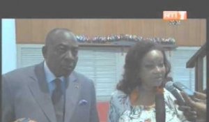 La Secretaire générale sortante de l'OIAC Café fait ses adieux au ministre Diby Koffi Charles