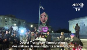 USA/musulmans: manifestation contre la décision de Trump