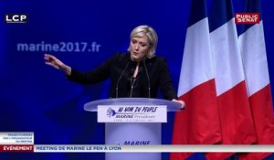 Marine Le Pen : "laissons le fichage généralisé à la Gauche"